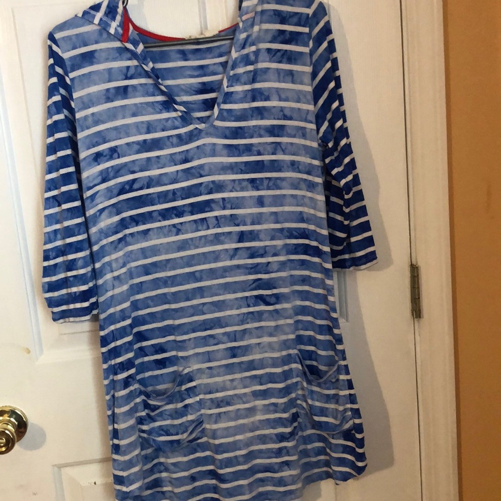 Quarter sleeve cover up/dress